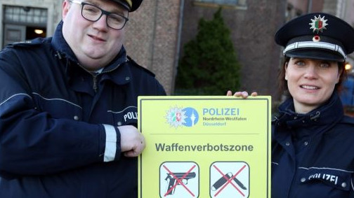 Waffenverbotszonen NRW